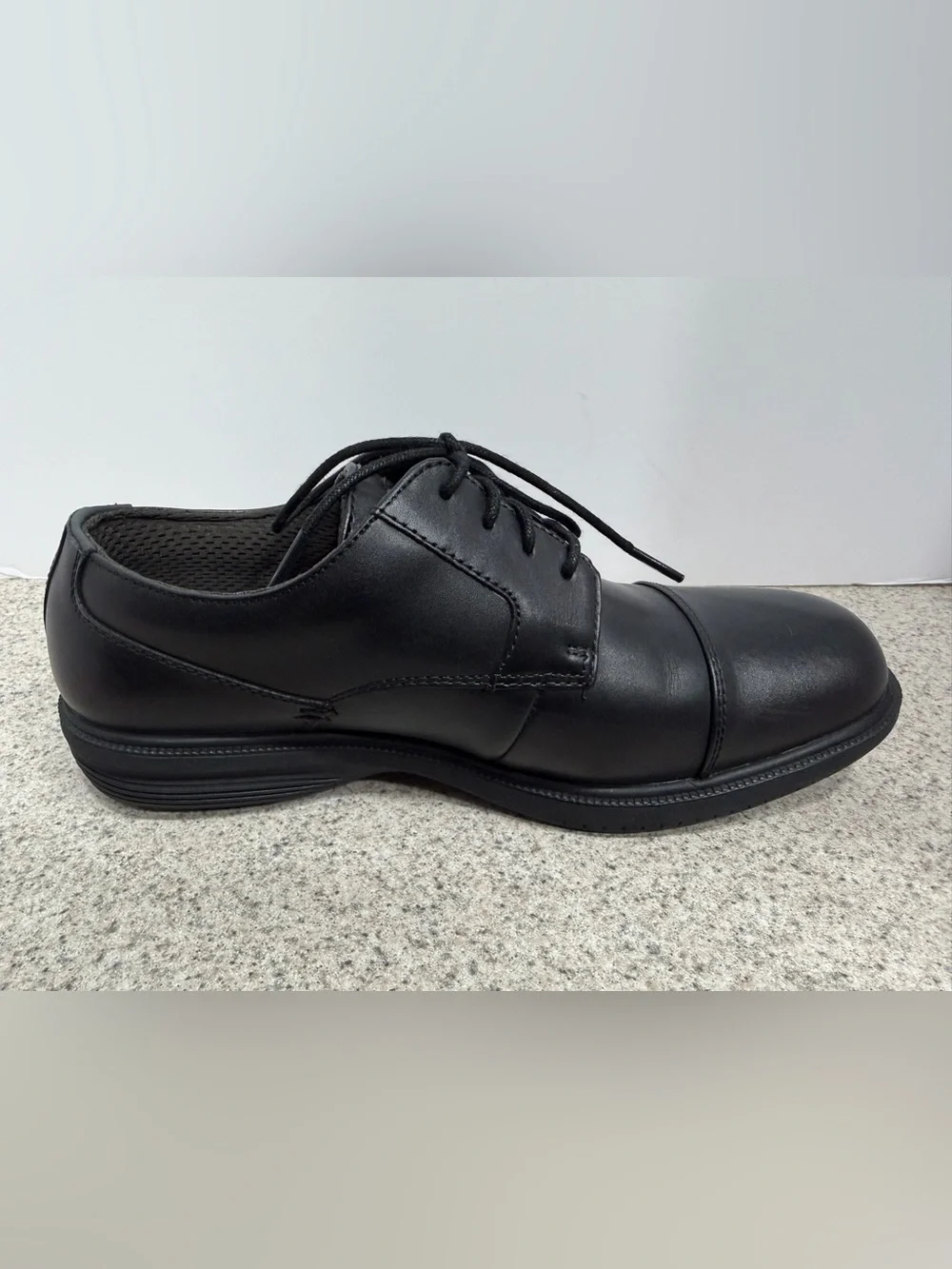 NUNN BUSH Comfort Gel Leather Oxford Walking Shoes - Men's Size 8.5 - Black